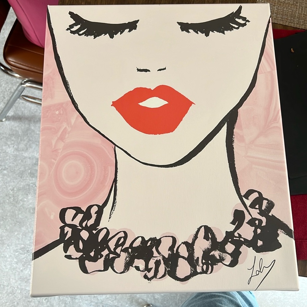 Set of two Oliver Gal pieces. Authentic. 16x20 & 20x24 final price